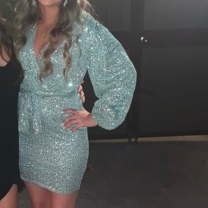 Sequin Mini Dress